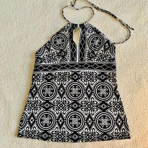 BCBG Maxazria Halter Women’s Black/White Size M